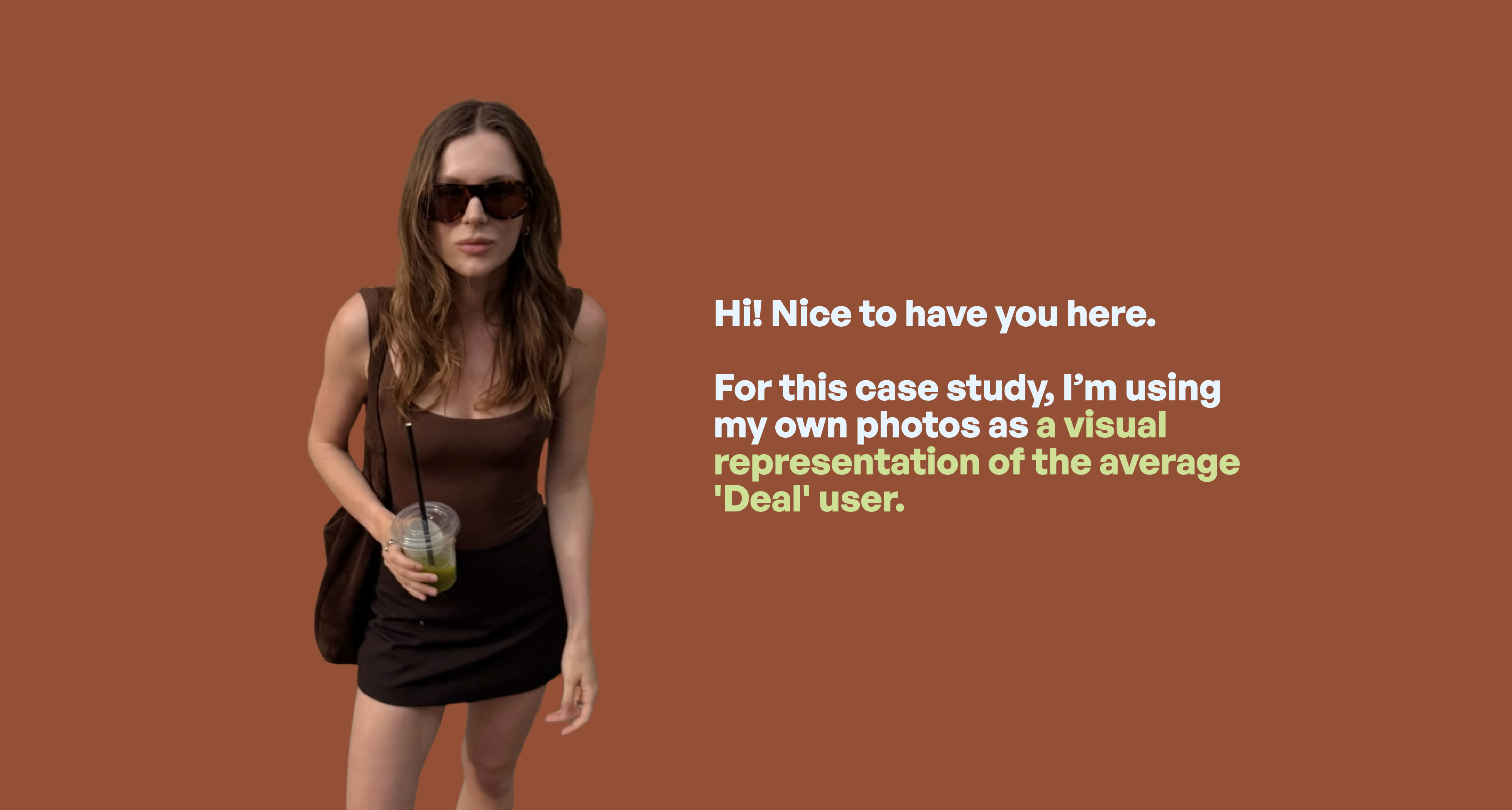 Deal — key design decisions storytelling